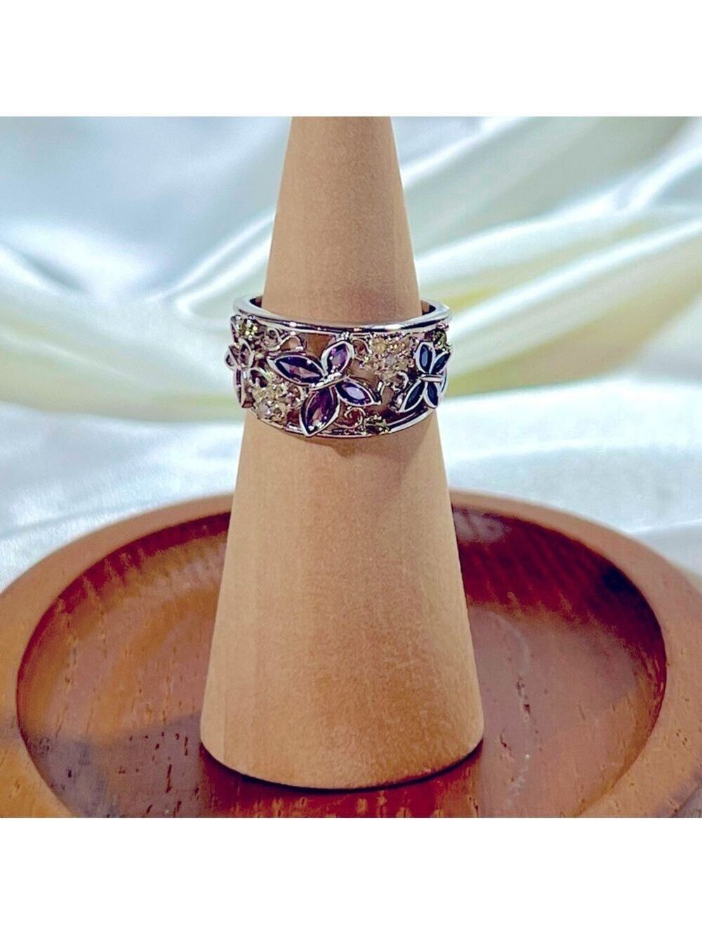 Butterfly Wide Band Ring
